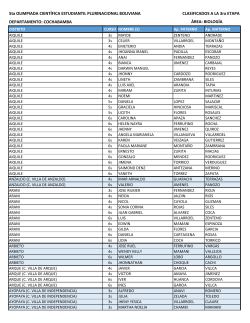 Ver - Olimpiada Cient&Atilde;&shy;fica Estudiantil