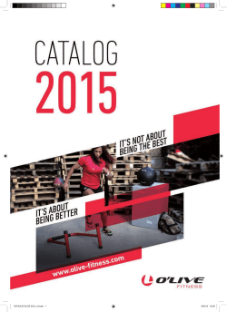 catalogue olive fitness 2015