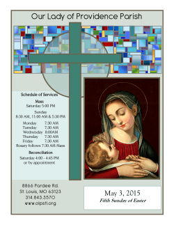 May 3, 2015 - Our Lady of Providence Church