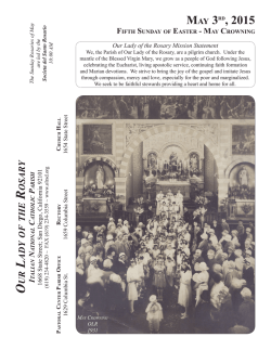 03 May 2015 - Our Lady of the Rosary Church