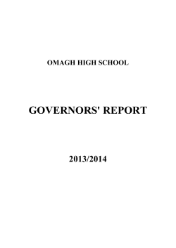 GOVERNORS` REPORT - Omagh High School
