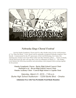 Nebraska Sings Choral Festival