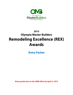 2015 REX Entry Form - Olympia Master Builders