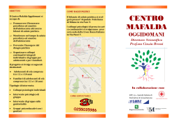 Brochure Centro Mafalda