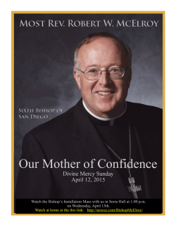 Deacons - Our Mother of Confidence