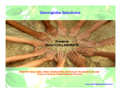 for Social markets. - Omniglobe Solutions