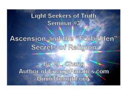 Ascension and the âForbiddenâ Secrets of Religion