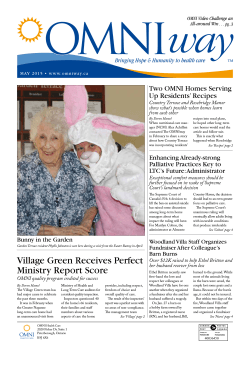 Village Green Receives Perfect Ministry Report Score