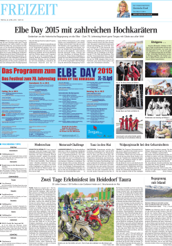 Elbe Day 2015 mit zahlreichen HochkarÃ¤tern