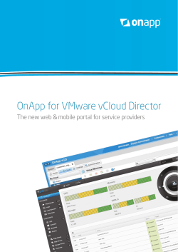 OnApp for VMware vCloud Director