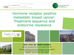 Metastatic hormonal positive breast cancer