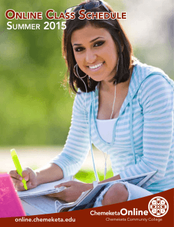 Summer PDF version - Chemeketa Online