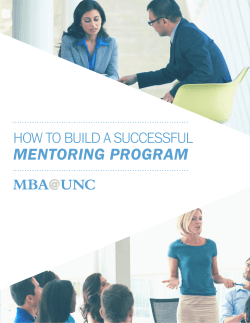How to Build a Successful Mentoring Program