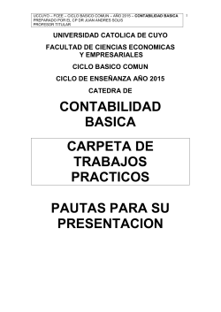 C. BASICA - 2015 - CARPETA DE TRABAJOS PRACTICOS
