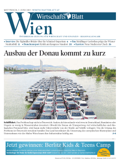 Ausbau der Donau kommt zu kurz