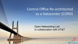 CORD - Open Networking Research Center