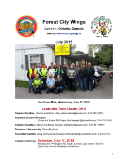 Newsletter - Forest City Wings