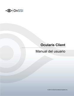 Ocularis Client Manual