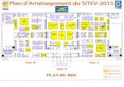 Plan d`AmÃ©nagement du SITEV-2015