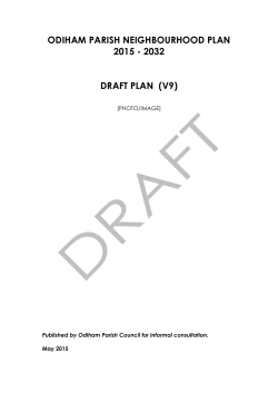 odiham parish neighbourhood plan 2015 - 2032 draft