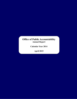 View Details - Office of Public Accountability