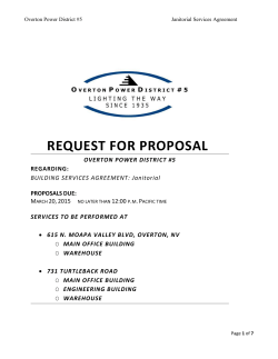 2015 02-15 RFP - Janitorial