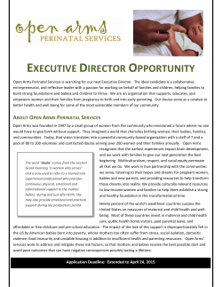 executive director opportunity