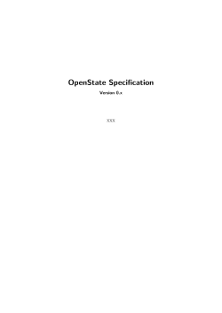 OpenState Specification - OpenState-SDN