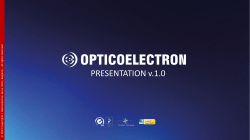 Official Opticoelectron Presentation in pdf