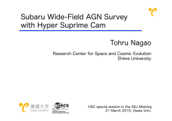 Subaru Wide-Field AGN Survey with Hyper Suprime Cam