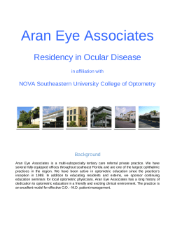 Aran Eye Associates - College of Optometry