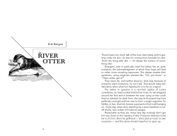 THE RIVER OTTER by Erik Rangno
