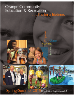 Orange Community Education & Recreation