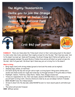April 17-19, 2015 - Orange Spirit Nation
