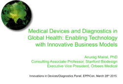 Innovations in Devices/Diagnostics