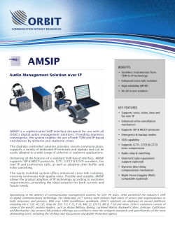 amsip - ORBIT Communication Systems