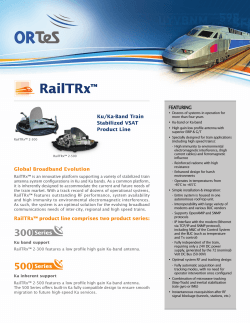 RailTRxâ¢ - ORBIT Communication Systems