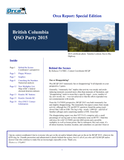 British Columbia QSO Party 2015