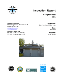 Old House - Orca Inspection Services