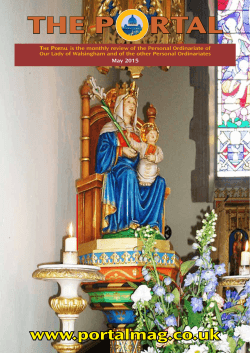 The Portal - Personal Ordinariate of Our Lady of the Southern Cross