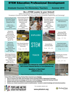 Elem Flyer - Oregon Coast STEM Hub