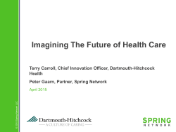 Imagining the Future of Healthcare