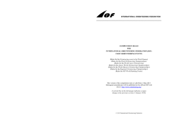 Print A5 booklet - International Orienteering Federation