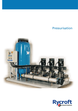 Pressurisation Units