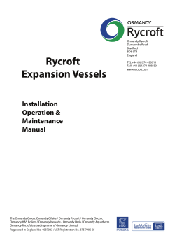 Rycroft Expansion Vessels