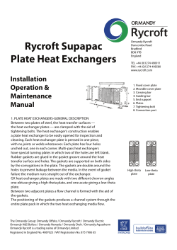 Plate heat exchangers, Supapac