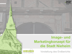 Image- und Marketingkonzept fÃ¼r die Stadt Nieheim