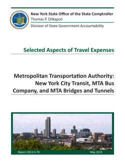 MTA New York City Transit, MTA Bus Company, and MTA Bridges