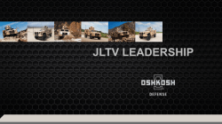 JLTV LEADERSHIP - Oshkosh Defense