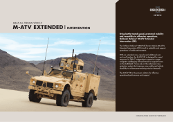 M-ATV Extended Intervention (EXI) Product Sheet